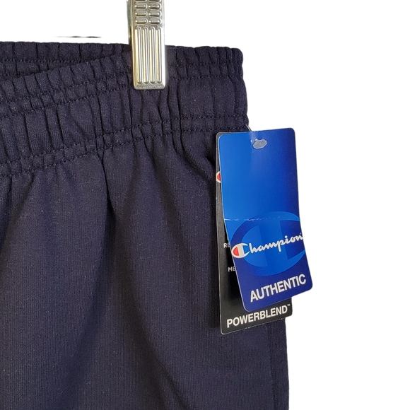 Champion Athletic Powerblend Vintage Y2K Navy Activewear Sweats Deadstock NWT - Picture 2 of 16